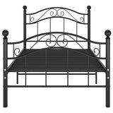Vidaxl bedframe metaal zwart 100x200 cm