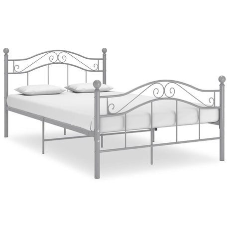 Vidaxl bedframe metaal grijs 120x200 cm