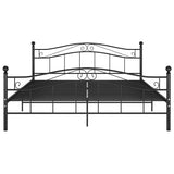 Vidaxl bedframe metaal zwart 200x200 cm