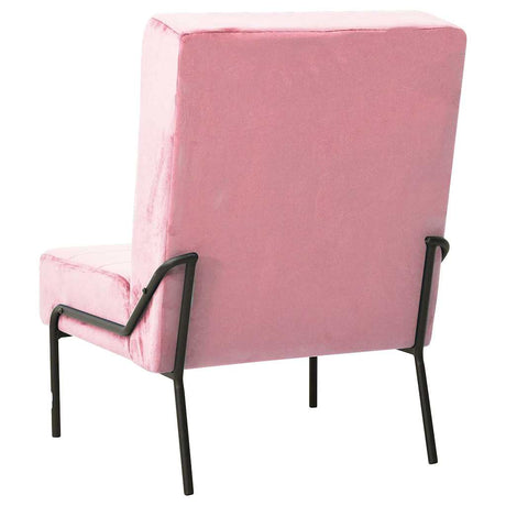 Vidaxl relaxstoel 65x79x87 cm fluweel roze