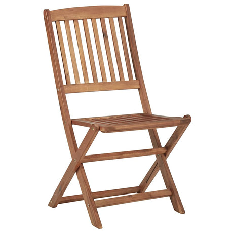 Vidaxl klapstoelen 4 stuks van massief acaciahout