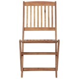 Vidaxl tuinstoelen 4 st inklapbaar massief acaciahout