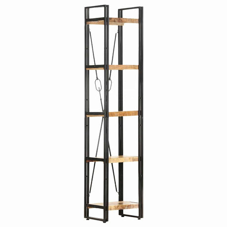 Vidaxl boekenkast met 5 schappen 40x30x180 cm massief mangohout