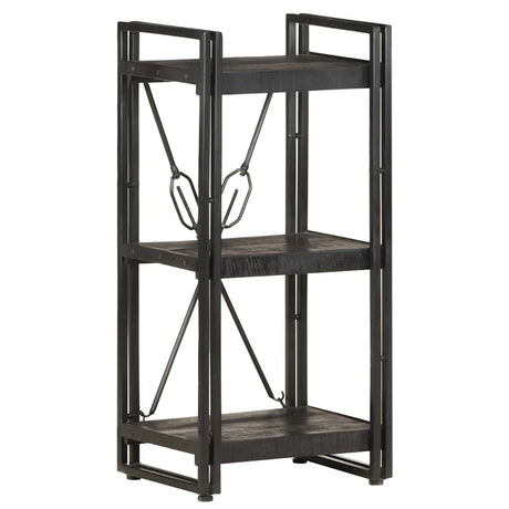Vidaxl boekenkast met 3 schappen 40x30x80 cm massief mangohout