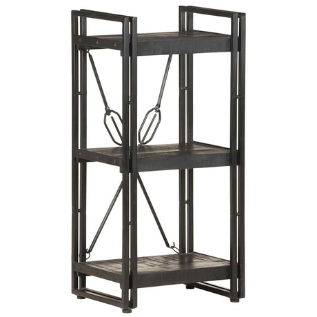 Vidaxl boekenkast met 3 schappen 40x30x80 cm massief mangohout