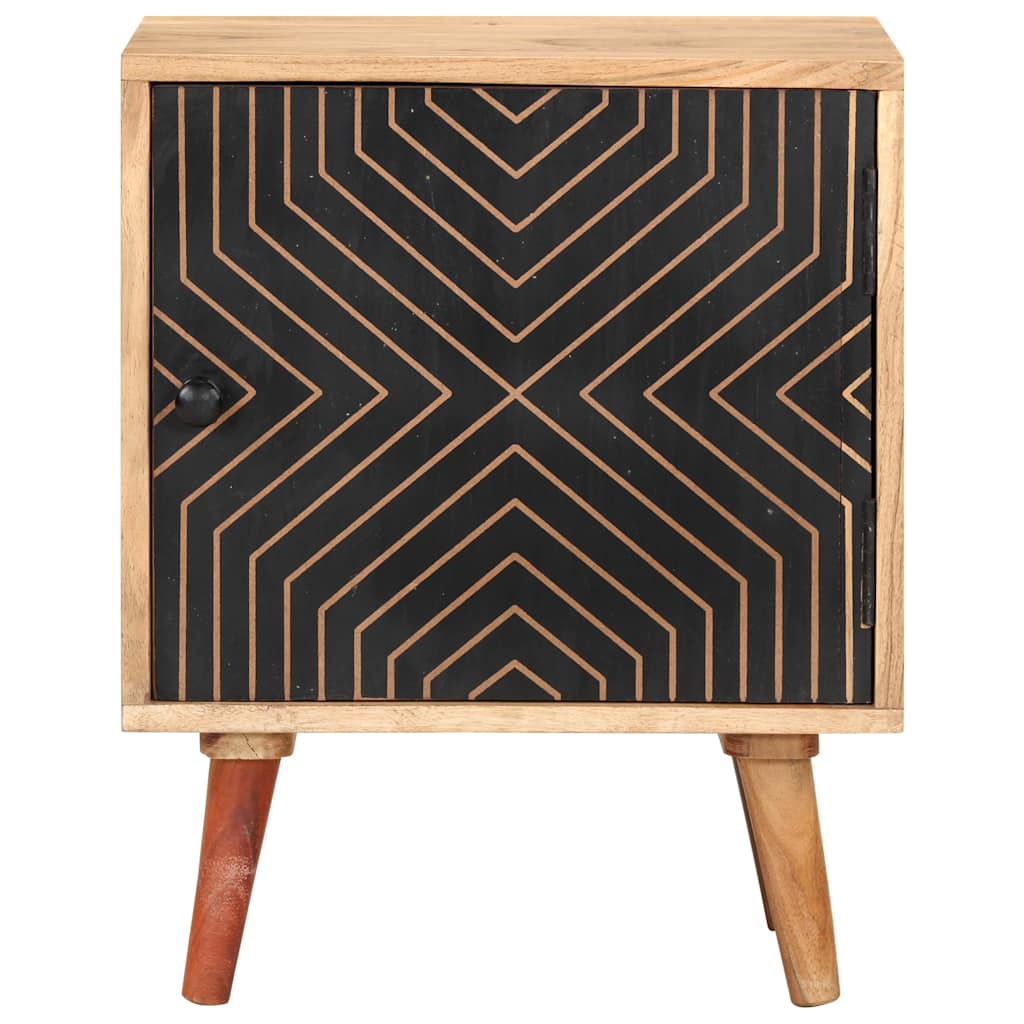 Vidaxl nachtkastje 40x30x50 cm massief acaciahout