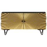 Vidaxl tv-meubel 90x30x45 cm massief mangohout