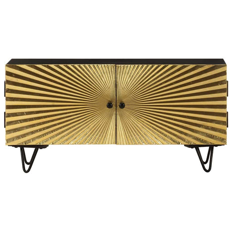 Vidaxl tv-meubel 90x30x45 cm massief mangohout
