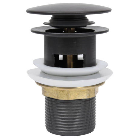 Vidaxl Drain Popup mit Überlauf 6.4x6.4x9.1 cm Grau