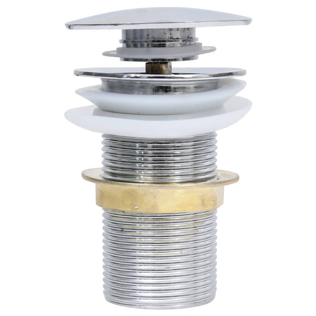 Vidaxl Drain Popup ohne Überlauf 6.4x6.4x9.1 cm Chromfarben