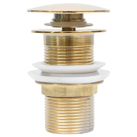 Vidaxl Drain Popup ohne Überlauf 6.4x6.4x9.1 cm Goldfarbe