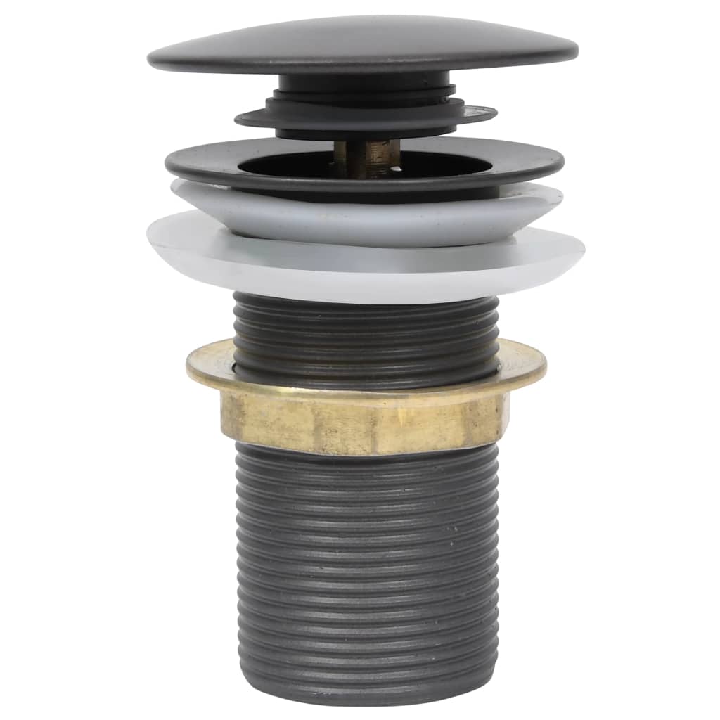 Vidaxl Drain Popup ohne Überlauf 6.4x6.4x9.1 cm grau