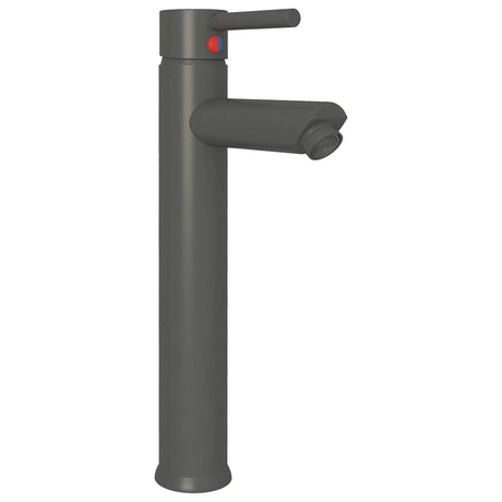 Vidaxl badkamermengkraan 12x30 cm grijs