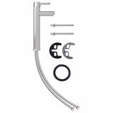 Vidaxl badkamermengkraan 12x30 cm zilverkleurig