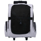 Vidaxl Pet Rolley faltbar grau