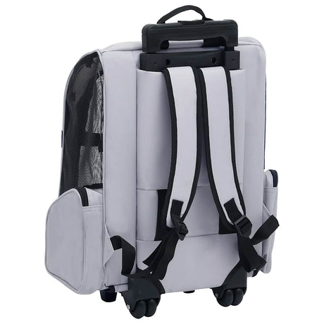 Vidaxl Pet Rolley faltbar grau