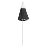 VIDAXL -Parasol mit Stahlpol 180 cm Anthrazit -gelöscht