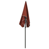 VIDAXL -Parasol mit Pole 200x130 cm Terrakotta -gelöscht