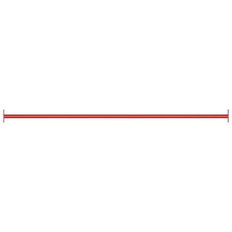 Vidaxl Rekstat 125 cm Stahlrot
