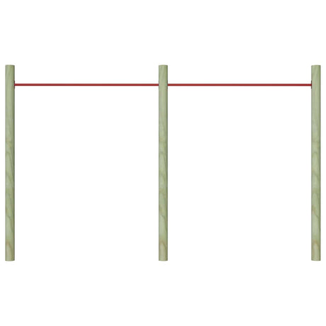 Vidaxl Rekkstaks 2 PCs 125 cm Stahlrot