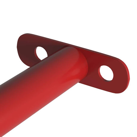 Vidaxl Rekkstaks 2 PCs 125 cm Stahlrot