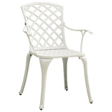 Vidaxl tuinstoelen 2 st gietaluminium wit