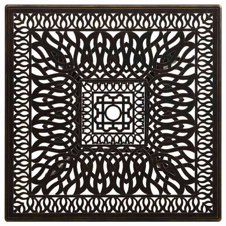 Vidaxl tuintafel 90x90x73 cm gietaluminium bronskleurig