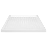 Vidaxl Duschschale mit Stollen 90x90x4 cm abs weiß