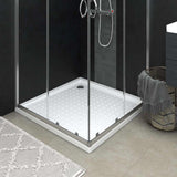 Vidaxl Duschschale mit Stollen 90x90x4 cm abs weiß