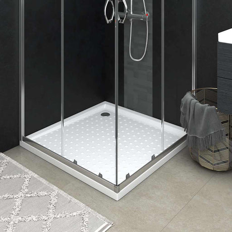 Vidaxl Duschschale mit Stollen 90x90x4 cm abs weiß