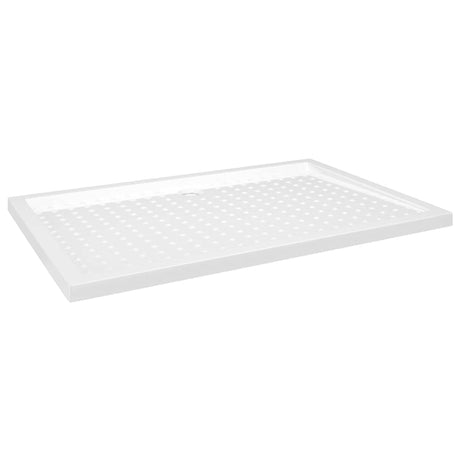 Vidaxl Duschschale mit Stollen 80x120x4 cm abs weiß
