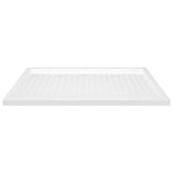 Vidaxl Duschschale mit Stollen 80x120x4 cm abs weiß