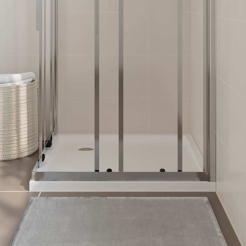 Vidaxl Duschschale Quadrat 80x80 cm Abs Weiß