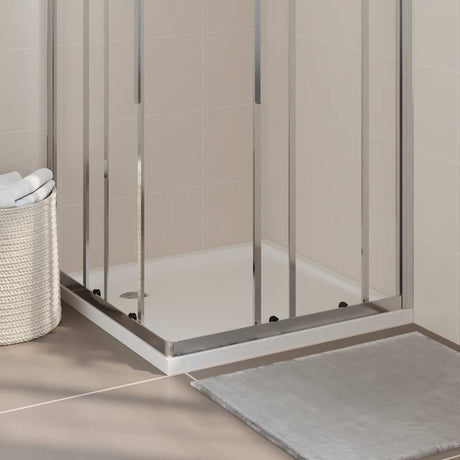 Vidaxl Duschschale Quadrat 80x80 cm Abs Weiß