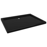 Vidaxl Duschschale rechteckig 70 x 90 cm ABS Schwarz