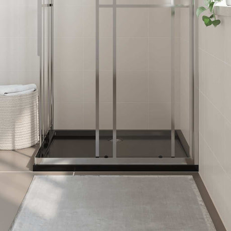 Vidaxl Duschschale rechteckige 80x100 cm abs schwarz