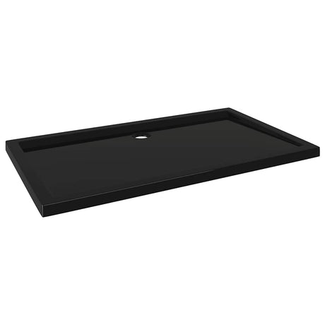 Vidaxl Duschschale rechteckige 70x120 cm abs schwarz