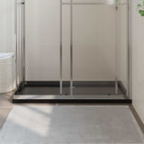 Vidaxl Duschschale rechteckige 70x120 cm abs schwarz