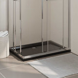 Vidaxl Duschschale rechteckige 70x100 cm abs schwarz