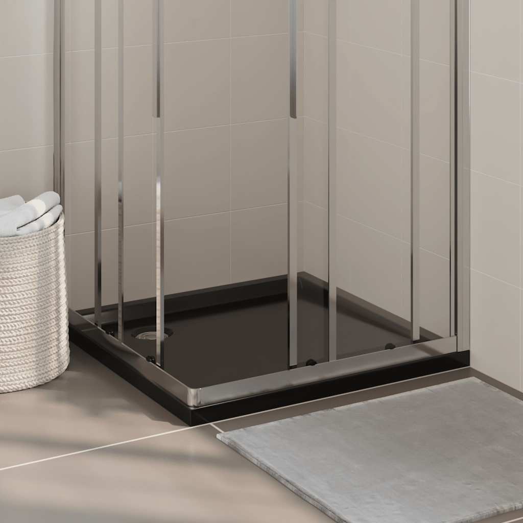Vidaxl Duschschale Quadrat 80x80 cm abs schwarz