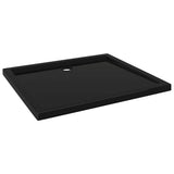 Vidaxl Duschschale rechteckige 80x90 cm abs schwarz