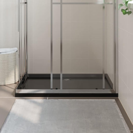 Vidaxl Duschschale rechteckige 80x120 cm ABS Schwarz