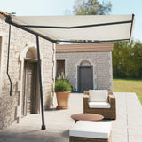 Vidaxl Laifel Pole Set 300x245 cm Eisen -Anthrazit -gelöscht