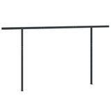 Vidaxx Markisenpfosten-Set 450x245 cm Eisen Anthrazit