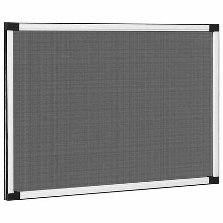 Vidaxx ausziehbarer Fensterschutz (75-143)x50 cm weiß