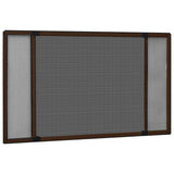 Vidaxx ausziehbarer Fensterschutz (75-143)x50 cm braun