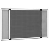 Vidaxx ausziehbarer Fensterschutz (100-193)x75 cm weiß