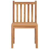 Vidaxl tuinstoelen 2 st massief teakhout