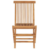 Vidaxl tuinstoelen 4 st inklapbaar massief teakhout