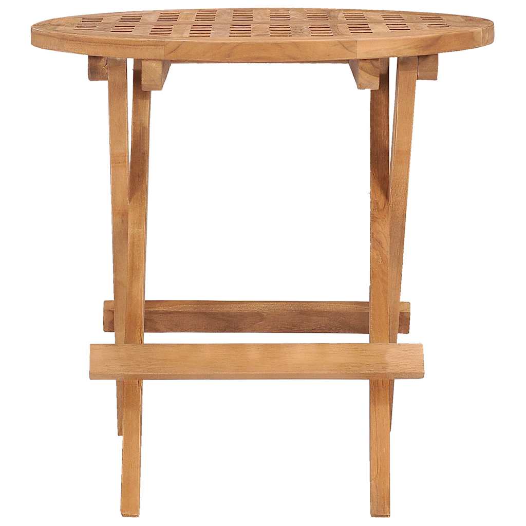Vidaxl tuintafel inklapbaar 50x50x50 cm massief teakhout